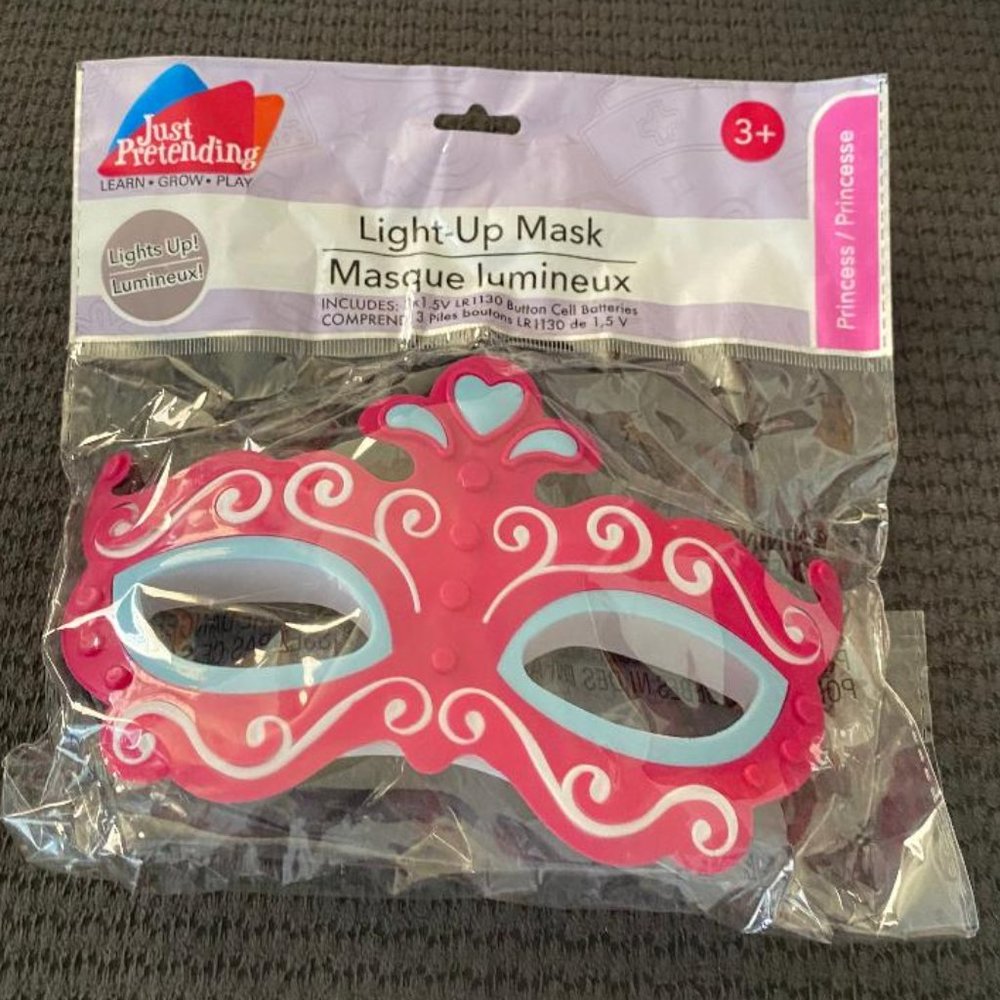 New_ Just Pretending - Light Up Mask - Princess